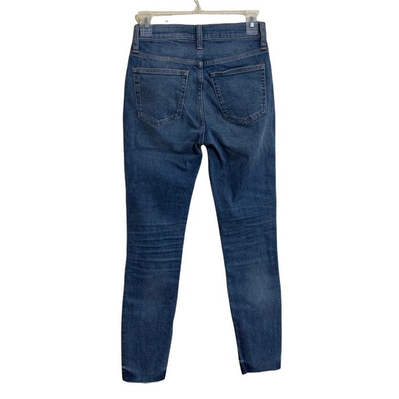 J. Crew 10" Highest-Rise Toothpick Jeans Size 25 Saybrook Wash - Picture 4 of 8